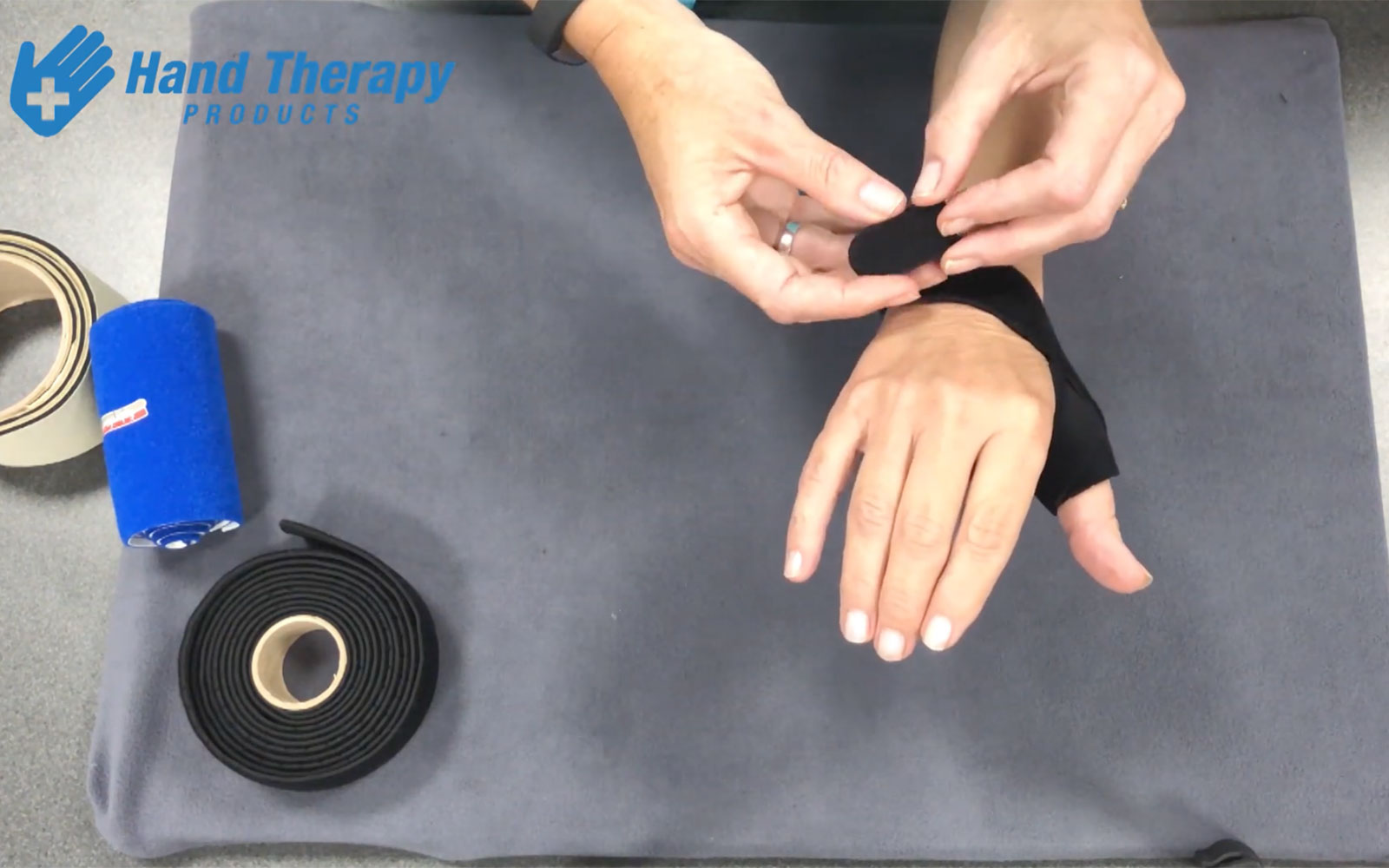 How to make a basic thumb strap using NRX strap