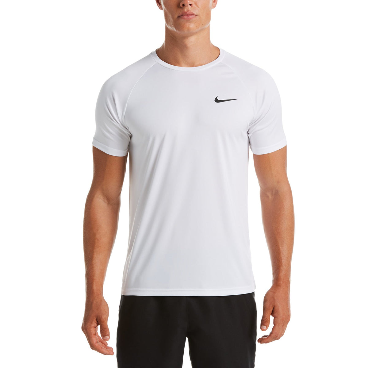 Nike Swim Men&#39;s Essential Short Sleeve Hydroguard Top