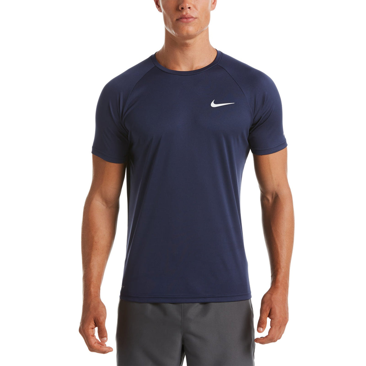 Nike Swim Men&#39;s Essential Short Sleeve Hydroguard Top