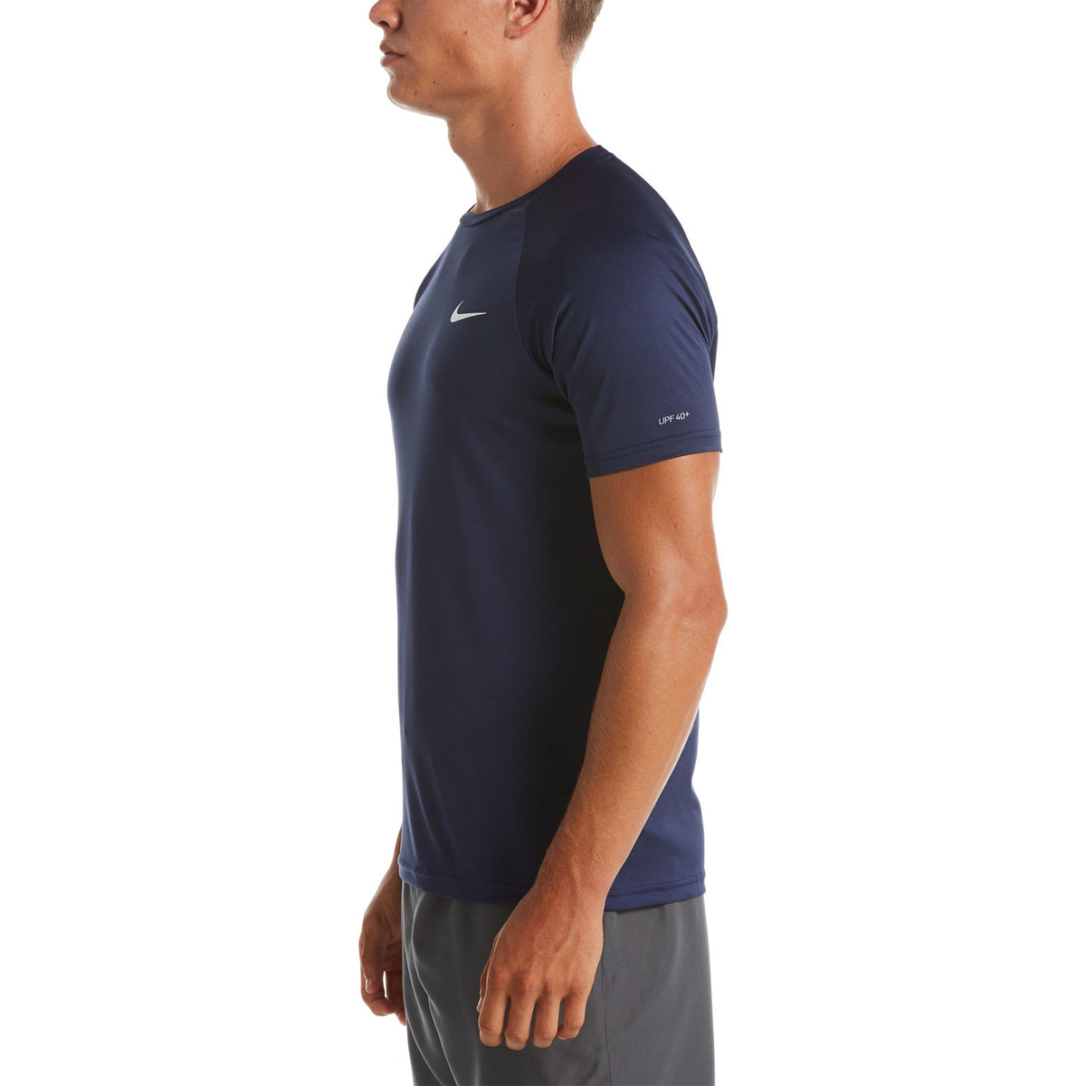 Nike Swim Men&#39;s Essential Short Sleeve Hydroguard Top