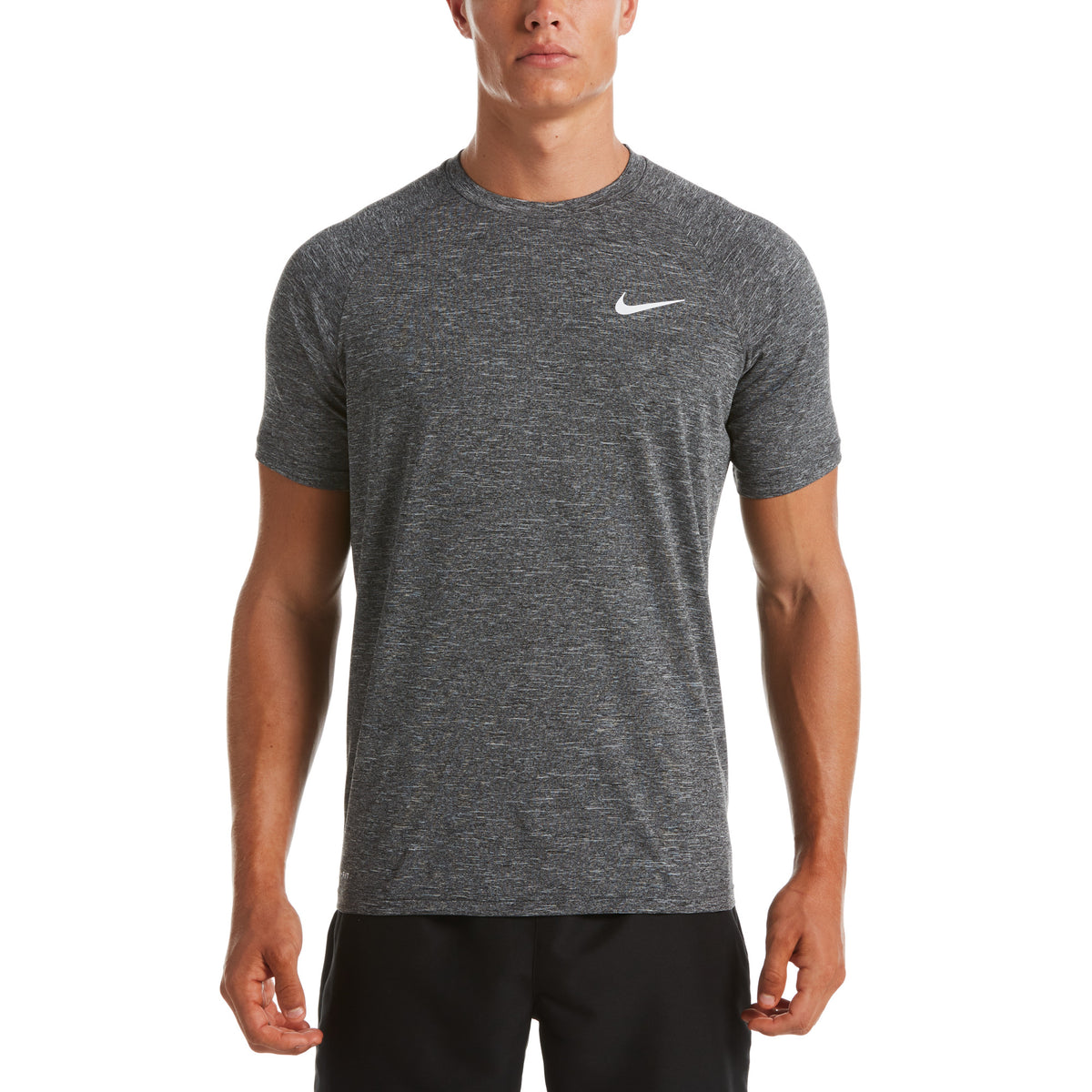 Nike Swim Men's Heather Short Sleeve Hydroguard Top