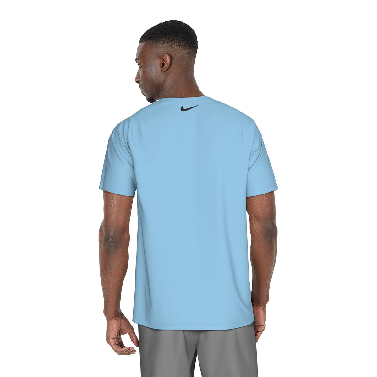 Nike Swim Men&#39;s Sunset Logo Short Sleeve Hydroguard Top