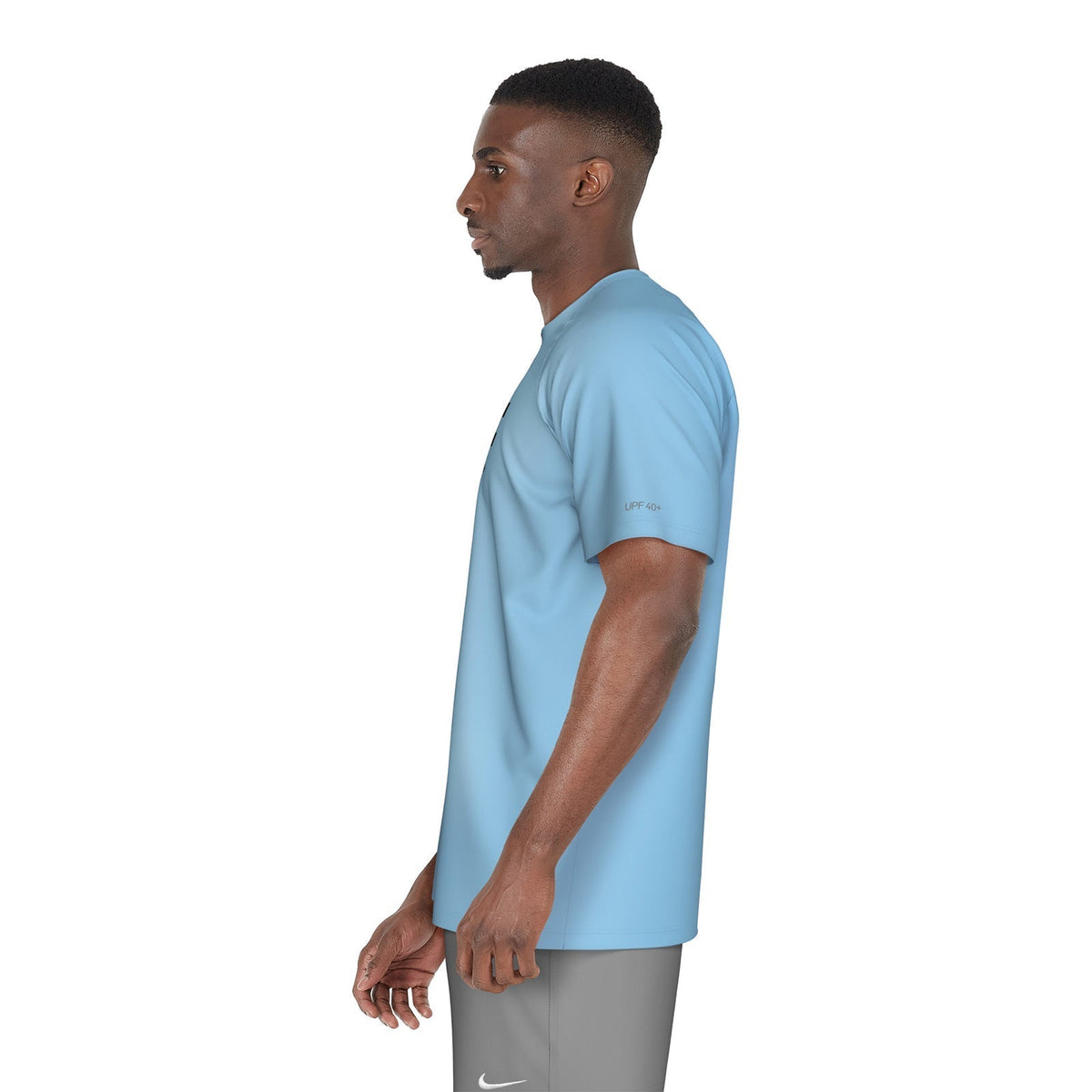 Nike Swim Men&#39;s Sunset Logo Short Sleeve Hydroguard Top