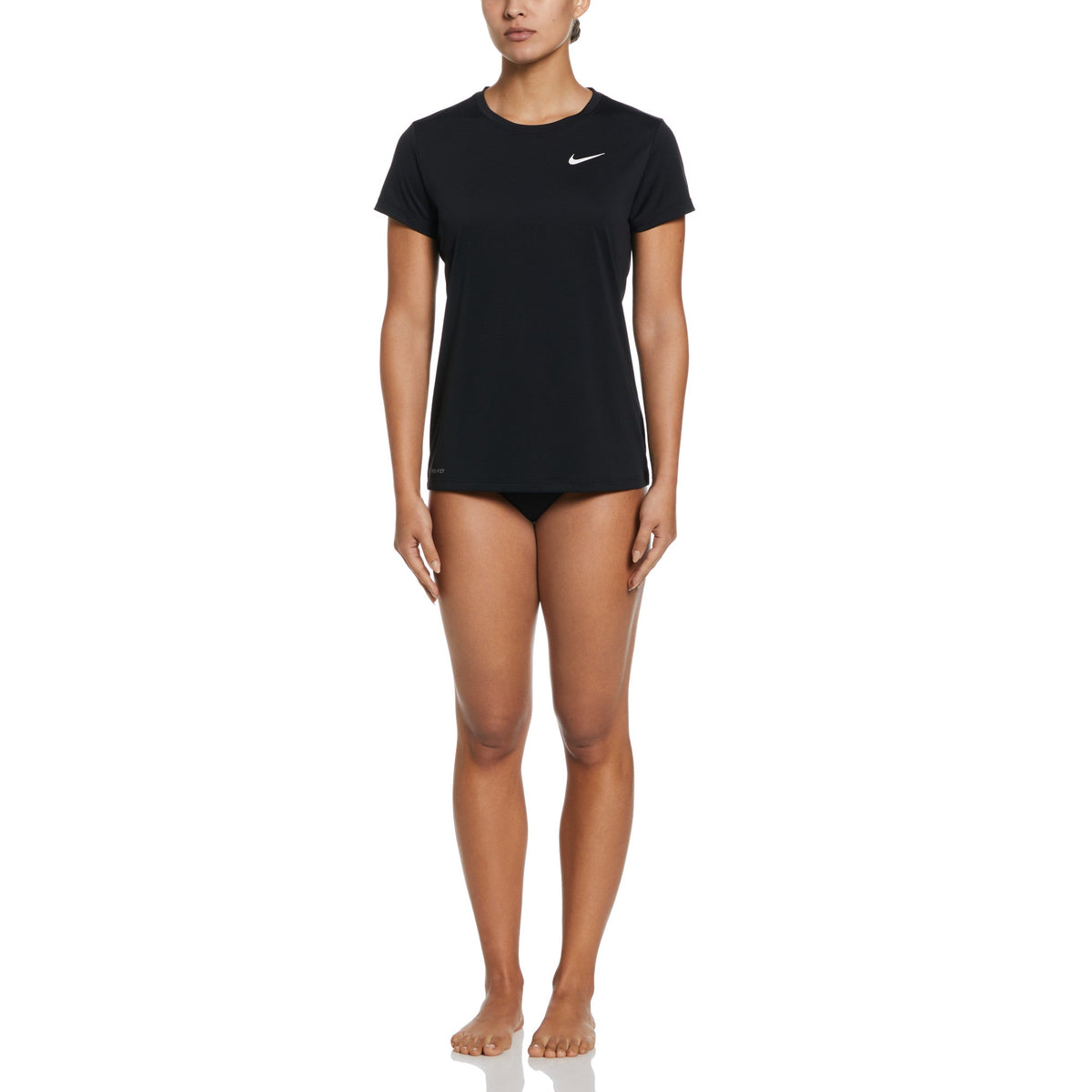 Nike Swim Women&#39;s Essential Short Sleeve Hydroguard Top