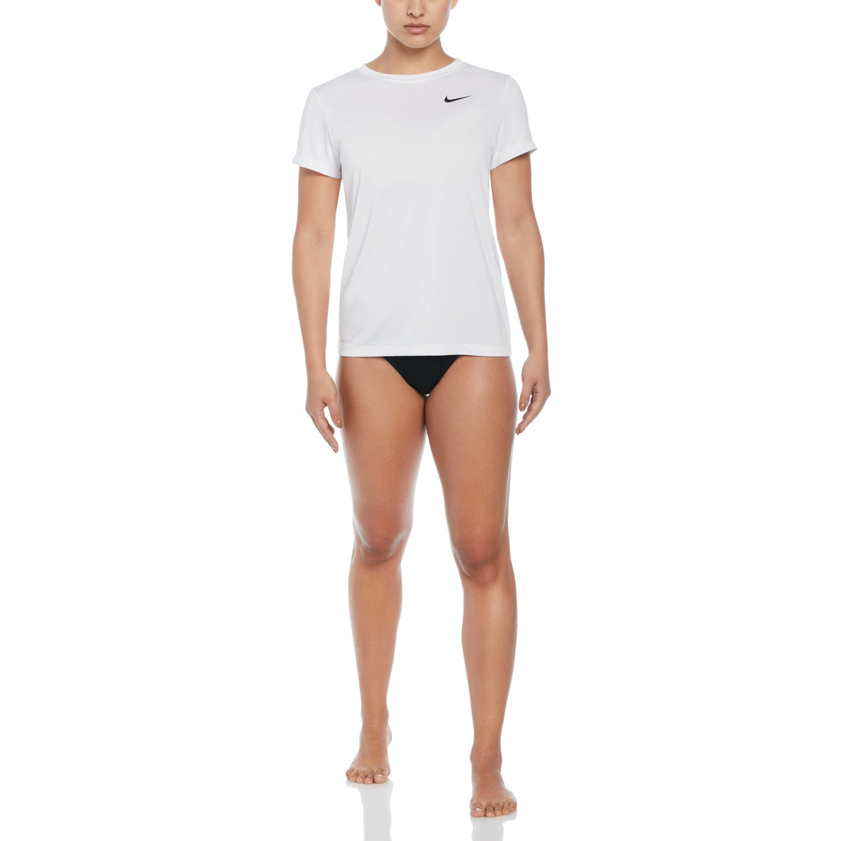 Nike Swim Women&#39;s Essential Short Sleeve Hydroguard Top