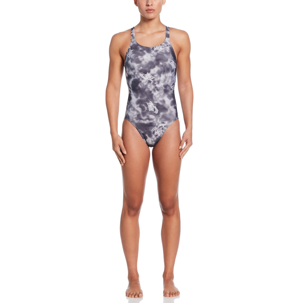 Nike Swim Women&#39;s Hydrastrong Multi Print Fastback One Piece