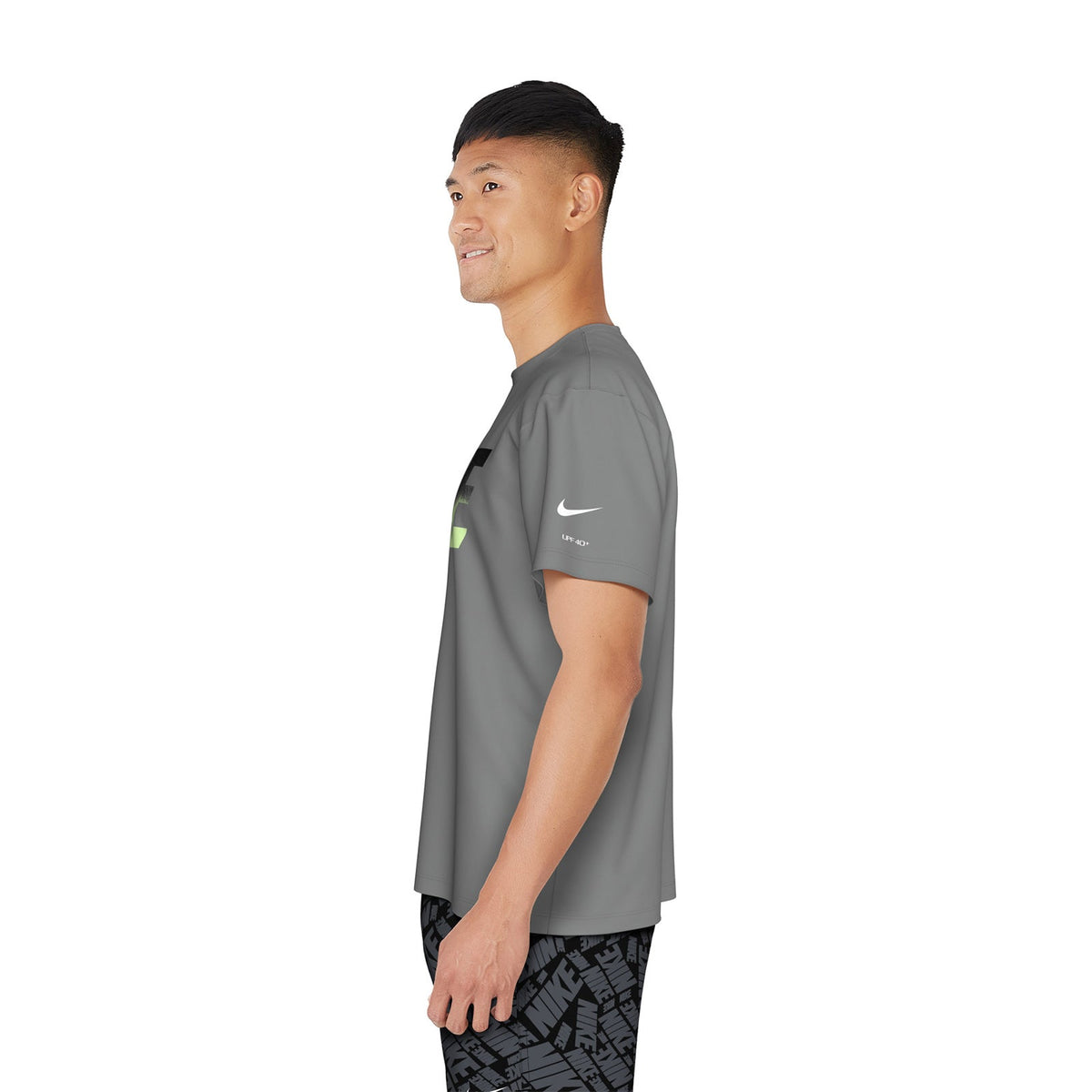 Nike Swim Men&#39;s Ocean Merge Short Sleeve Hydroguard Top