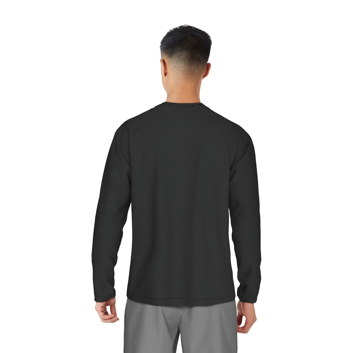 Nike Swim Men&#39;s Gothic Letter Long Sleeve Hydroguard Top
