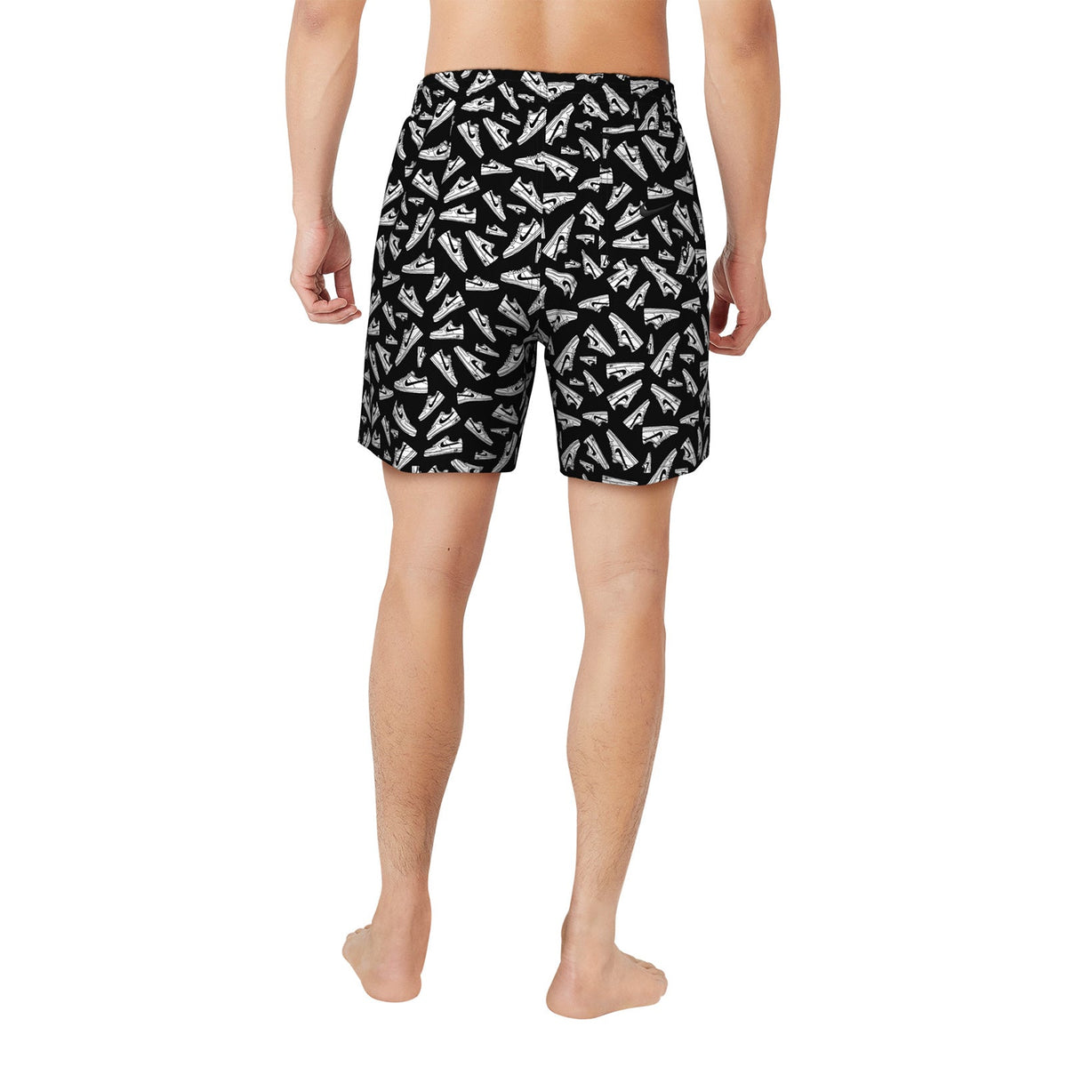 Nike Swim Men&#39;s Tossed Sneaker 7&quot; Volley Short
