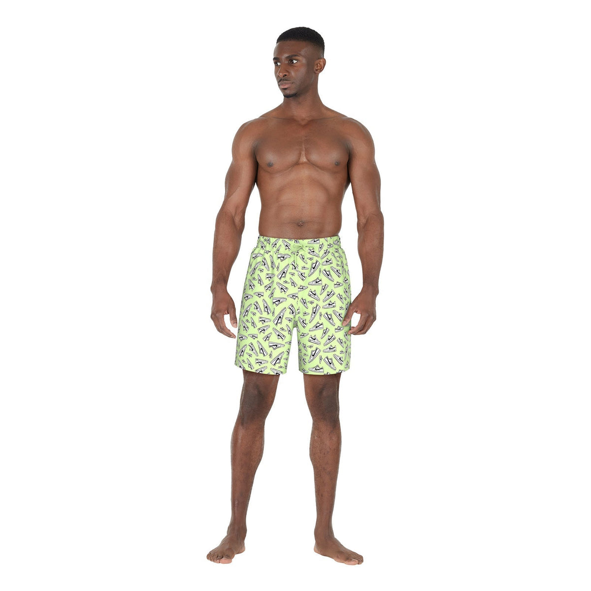 Nike Swim Men&#39;s Tossed Sneaker 7&quot; Volley Short