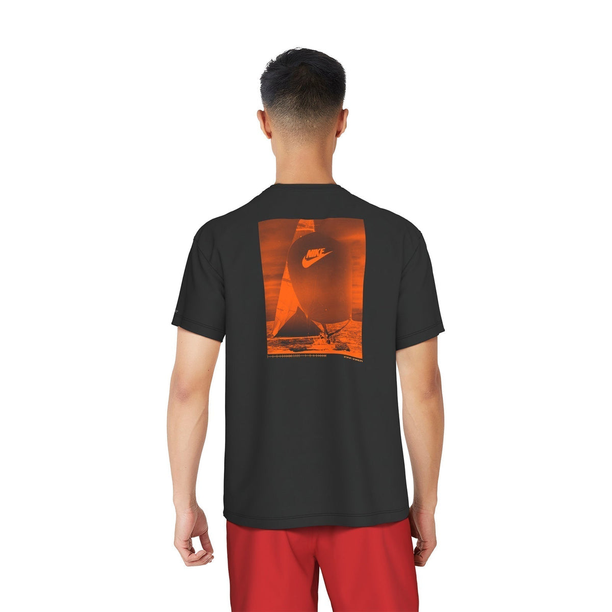 Nike Swim Men&#39;s Sailboat Short Sleeve Hydroguard Top