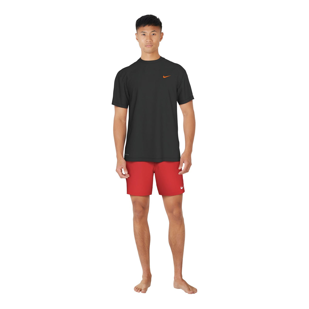 Nike Swim Men&#39;s Sailboat Short Sleeve Hydroguard Top