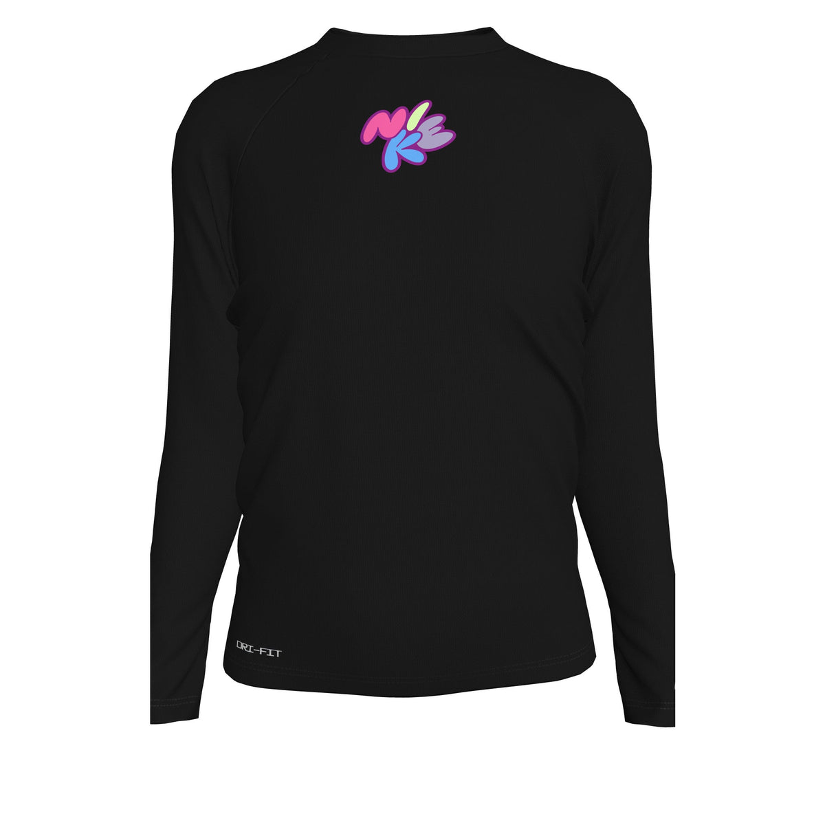 Nike Bubble Script Big Kids&#39; Dri-FIT Long-Sleeve Hydroguard