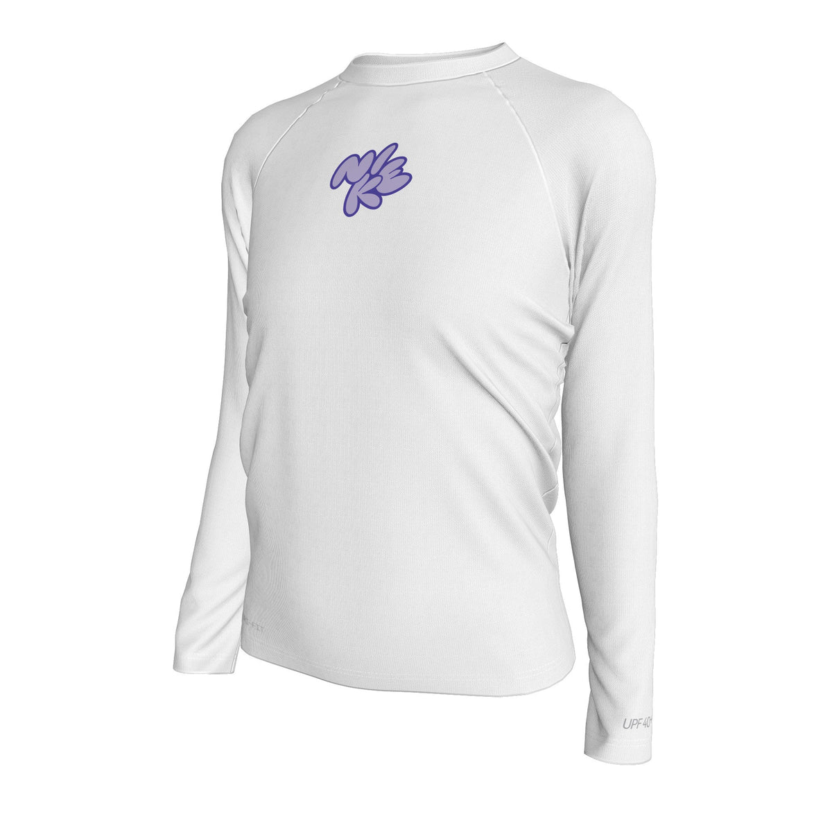 Nike Bubble Script Big Kids&#39; Dri-FIT Long-Sleeve Hydroguard