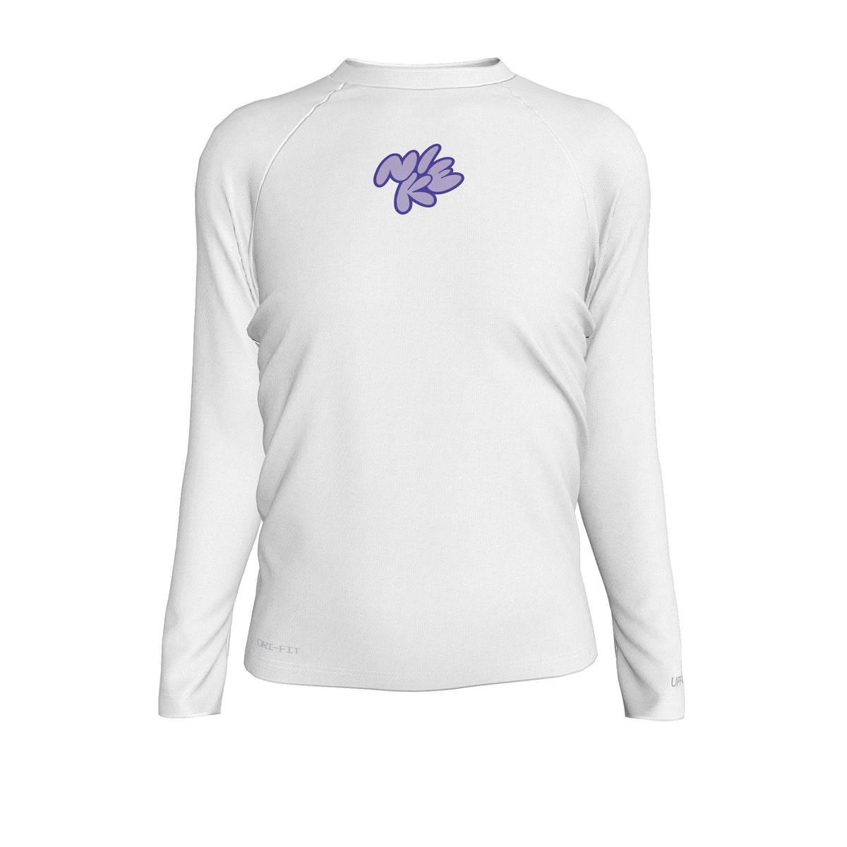 Nike Bubble Script Big Kids&#39; Dri-FIT Long-Sleeve Hydroguard