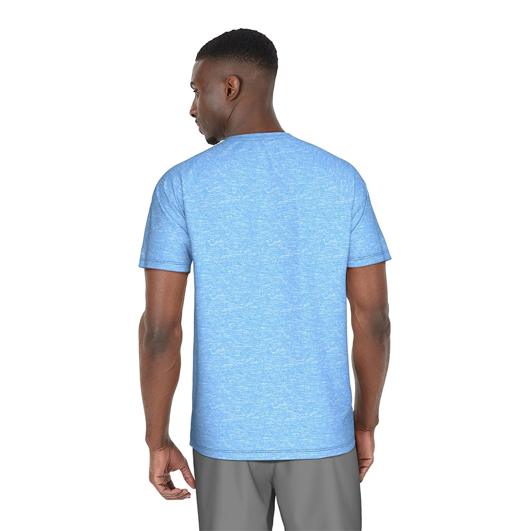 Nike Swim Men&#39;s Heather Short Sleeve Hydroguard Top