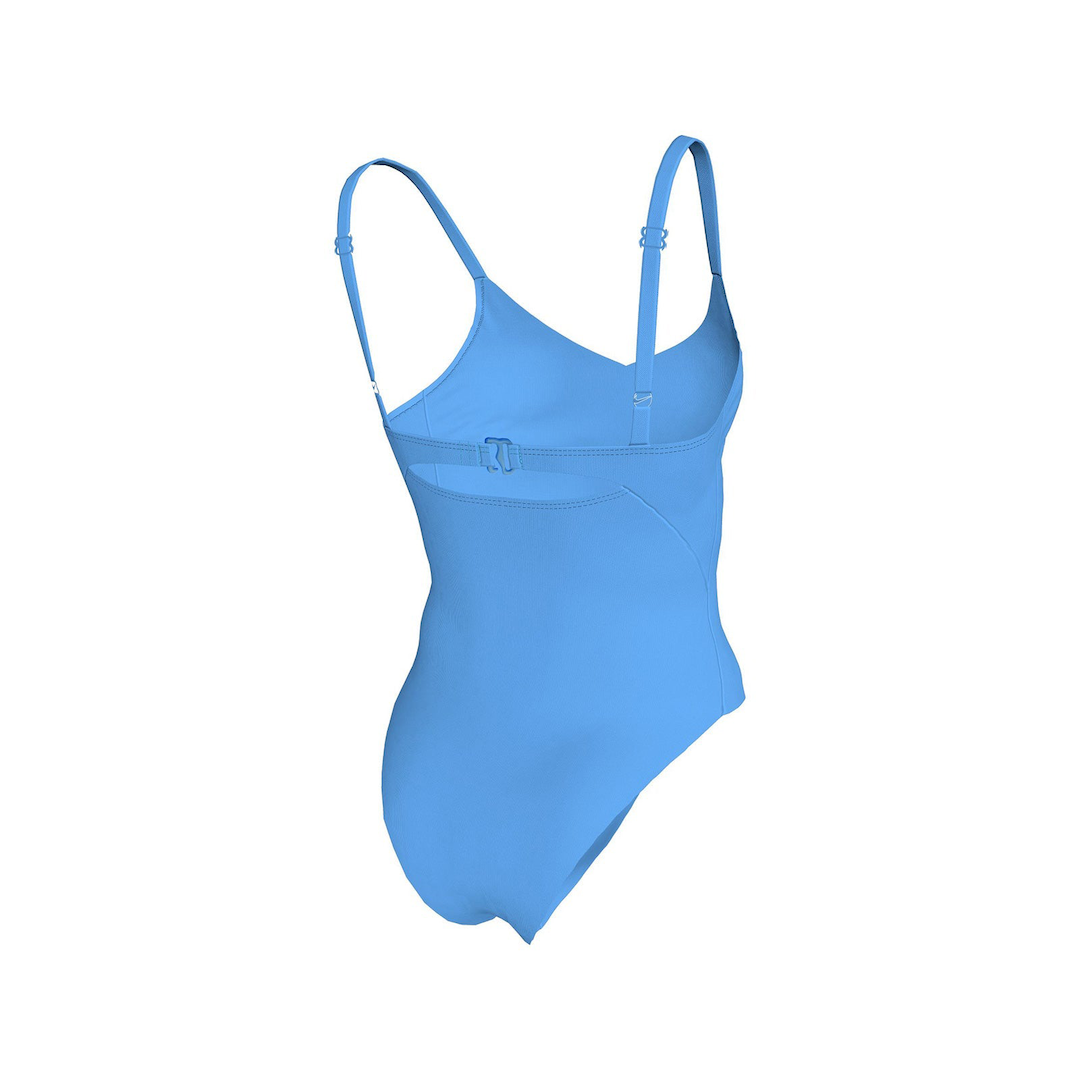 Blue swimsuit on a white background